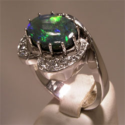 Opal Brillant Ring